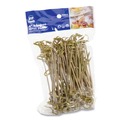 Cooking & Serving Utensils | AmerCareRoyal R803 4 in. Paper Knotted Bamboo Pick - Natural (1000/Carton) image number 1