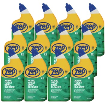 Zep Commercial ZUATBC32 32 oz. Bottle Acidic Toilet Bowl Cleaner - Mint (12/Carton)
