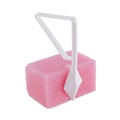 Toilet & Urinal Deodorizers | Boardwalk 4BBP012I144M202143000 4 oz. Toilet Bowl Para Deodorizer Block - Cherry Scent, Pink (144/Carton) image number 0