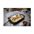 Food Containers & Lids | Pactiv Corp. YCNB12X94800 48 oz. 11.75 in. x 8.75 in. x 1.61 in. EarthChoice Entree2Go Takeout Container - Plastic, Black (200/Carton) image number 1