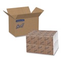 Dinner Napkins | Scott 98720 12 in. x 7 in. 1-Ply Low-Fold Dispenser Napkins - White (8000/Carton) image number 0