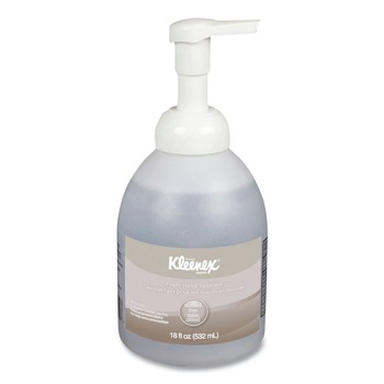 Kleenex 45827 18 oz. Pump Bottle Fragrance-Free Alcohol-Free Foam Hand Sanitizer