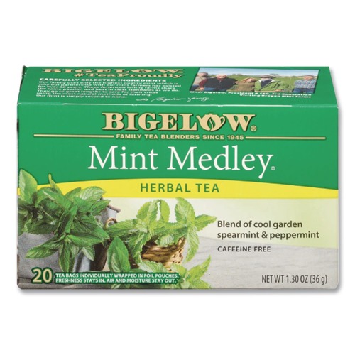 Tea | Bigelow RCB003931 Herbal Tea - Mint Medley (28/Box) image number 0