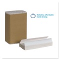 Perforated Roll & Hand Towels | Georgia Pacific Professional 25190 10.1 in. x 12.7 in. 1-Ply Pacific Blue Basic C-Fold Paper Towel - White (2400/Carton) image number 3