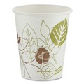 Cups | Dixie 2340PATH Pathways 10 oz. Paper Hot Cups (50/Sleeve, 20 Sleeves/Carton) image number 2