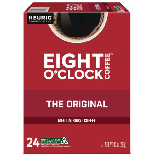 Coffee - Caffeinated | Eight O'Clock 5000356156 Coffee K-Cups - Original (24/Box) image number 0