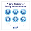 Hand Sanitizing Wipes | PURELL 9031-06 6 in. x 7 in. Unscented Alcohol Formula Hand Sanitizing Wipes - White (6 Canisters/Carton) image number 5