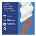 Toilet Tissues | Scott 67805 2-Ply 3.55 in. x 1000 ft. Septic Safe Essential 100% Recycled Fiber JRT Bathroom Tissue for Business - White (12/Carton) image number 10