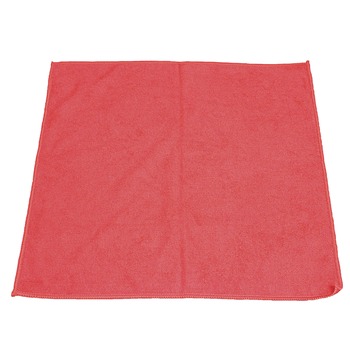 CLEANING CLOTHS AND WIPES | Impact LFK451 16 in. x 16 in. Lightweight Microfiber Cloths - Red (240/Carton)