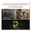 Head & Face Protection | Ergodyne 16823 N-Ferno 6823 One Size Fits Most Fleece Hinged Balaclava Face Mask - Black image number 2