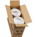 Food Containers & Lids | Pactiv Corp. Y52730 7 in. Diameter x 1.53 in. h 24 oz Aluminum Take-Out Container - Silver (250/Carton) image number 2