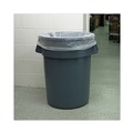 High-Density Trash Bags | Boardwalk Z8648VNK 43 in. x 48 in. 56 gal. 16 mic High Density Industrial Can Liners - Natural (200/Carton) image number 3