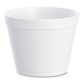 Food Containers & Lids | Dart 24MJ48 24 oz. Foam Containers - White (500/Carton) image number 0