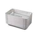Steam Table Parts | Handi-Foil 201900 12.19 in. x 20.75 in. 60 Gauge Full-Size Deep Aluminum Steam Table Pans (50/Carton) image number 5