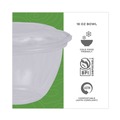 Food Containers & Lids | Eco-Products EP-SB18 5.5 in. x 2.3 in. 18 oz. Renewable and Compostable Plastic Containers - Clear (150/Carton) image number 9