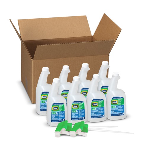 Disinfecting & Cleaning Solutions | Comet 22569 32 oz. Trigger Bottle Disinfecting-Sanitizing Bathroom Cleaner (8/Carton) image number 0