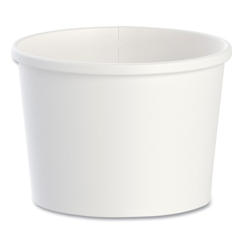 Food Containers & Lids | SOLO HS4125-2050 Flexstyle 12 oz. Double Poly Paper Containers - White (500/Carton) image number 0