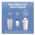 Decanters & Pitchers | Brita 36089CT 6-Cup Denali Water Filter Pitcher with 1 Standard Filter - White (2/Carton) image number 9