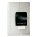 Towel Dispensers | Boardwalk BWK29GREEN 12.31 x 9.31 x 15.94 Xtra Mechanical Hands-Free Towel Dispenser - Black (1/Carton) image number 5