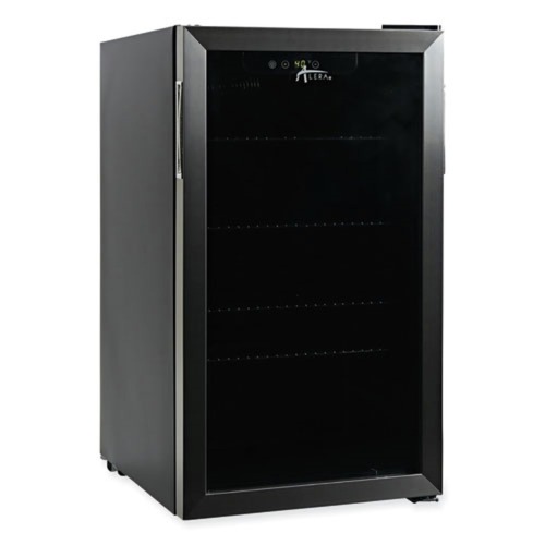 Refrigerators | Alera JC-90VEL-F 3.4 cu-ft. Beverage Cooler - Stainless Steel/Black image number 0