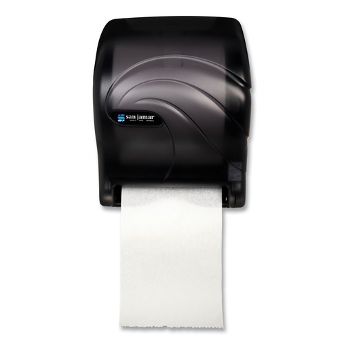 Towel Dispensers | San Jamar T8090TBK 11.75 in. x 9.13 in. x 14.44 in. Tear-N-Dry Essence Touchless Towel Dispenser - Black Pearl image number 0