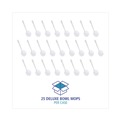 Toilet Brushes | Boardwalk 528110 12 in. Deluxe Plastic Bowl Mop with 2 in. Mop Head - White (25/Carton) image number 3