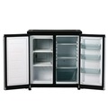 Refrigerators | Avanti RMS551SS 5.5 CF Side by Side Stainless Steel Refrigerator/Freezer - Black image number 1
