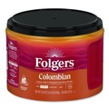 Coffee - Caffeinated | Folgers 30445CT 22.6 oz. Canister Coffee - Columbian (6/Carton) image number 1