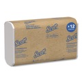 Perforated Roll & Hand Towels | Scott 01510 10.13 in. x 13.15 in. 1-Ply Essential C-Fold Towels - White (12 Packs/Carton) image number 1