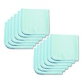 Cleaning Cloths & Wipes | Rubbermaid Commercial FGQ63000BL00 Executive Series Hygen 16 in. x 16 in. Microfiber Glass Cleaning Cloths - Blue (12/Carton) image number 0
