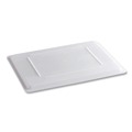 Perforated Roll & Hand Towels | Rubbermaid Commercial FG350200WHT 26 in. x 18 in. Food/Tote Box Lids - White image number 2