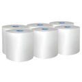 Perforated Roll & Hand Towels | Scott 43959 1-Ply 7.5 in. x 900 ft. Pro Hard Roll Paper Towels with Absorbency Pockets for Scott Pro Dispenser - Blue Core Only (6/Carton) image number 0