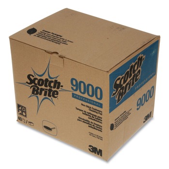  | Scotch-Brite 9000 SB 4 x 5.25 All-Purpose Scouring Pad 9000 - Blue (40/Carton)