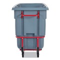 Carts & Trucks | Rubbermaid Commercial 2192467 1 cu yd BRUTE DURATILT Frame Tilt Truck Heavy Duty 2100 lb Capacity Gray image number 6