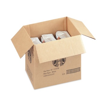 CAFFEINATED | Starbucks 12411954 1 lb Bag Coffee - Pike Place (6/Carton)