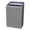 Indoor Waste Receptacles | Rubbermaid Commercial 1961629 33 Gallon Configure 1 Stream Mixed Recycling Waste Receptacle - Gray image number 0