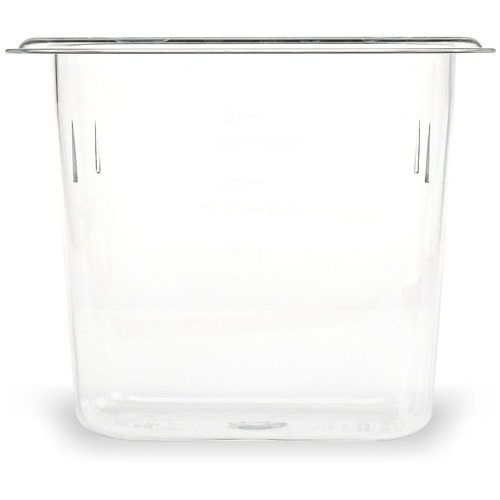 Food Storage Containers & Lids | Carlisle 3068807 4.25 in. x 6.93 in. x 6 in. 1.4 qt. StorPlus Polycarbonate Food Pan - Clear image number 0