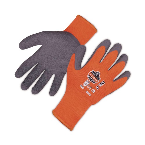 Work & Welding Gloves | Ergodyne 17625 ProFlex 7401 Coated Lightweight Winter Gloves - X-Large Orange (1-Pair) image number 0