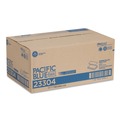 Perforated Roll & Hand Towels | Georgia Pacific Professional 23304 9.2 in. x 9.4 in. 1-Ply Pacific Blue Basic M-Fold Paper Towels - Brown (16 Packs/Carton) image number 1