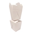 Food Containers & Lids | Kari-Out 3103032 4 in. x 3.69 in. x 4.55 in. 32 oz. Paper Food Pail - White (400/Carton) image number 5