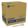 Disposable Spoons | Dixie ANSBAM Bamboo Cutlery Spoon - Light Golden (1000/Carton) image number 0