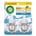 Metered Dispenser Refills | Air Wick 62338-82291 0.67 oz. Scented Oil Twin Refill - Fresh Linen (6/Carton) image number 1