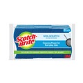 Scouring Pads & Sticks | Scotch-Brite 529-5 4.4 in. x 2.6 in. 0.8 in. Thick Non-Scratch Multi-Purpose Scrub Sponge - Blue (9/Pack) image number 1