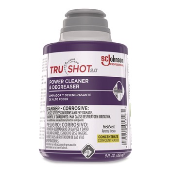 ALL PURPOSE CLEANERS AND DEGREASERS | SC Johnson 379842 TruShot 2.0 Power Cleaner Fresh Scent 9 oz Cartridge (4/Carton)