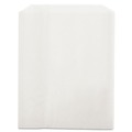 Food & Utility Bags | Bagcraft P450019 Grease-Resistant 6 in. x 7.25 in. Single-Serve Bags - White (2000/Carton) image number 1
