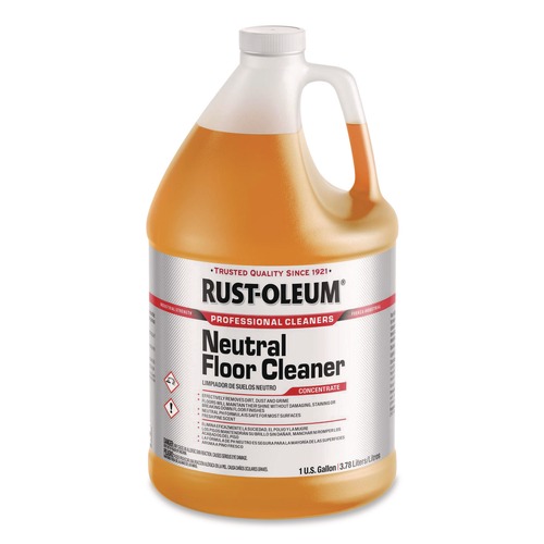 Floor Cleaners | Rust-Oleum 352240 Concentrated Neutral Floor Cleaner Pine Scent 1 gal Bottle (4/Carton) image number 0
