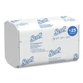 Perforated Roll & Hand Towels | Scott 01960 7.8 in. x 12.4 in. 1-Ply Pro Scottfold Towels - White (25 Packs/Carton) image number 1