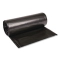 Low-Density Trash Bags | Boardwalk X7658XKKR01 38 in. x 58 in. 60 gal. 1.6 mil Recycled Low-Density Polyethylene Can Liners - Black (100/Carton) image number 1