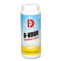 Sorbents | Big D Industries 016600 16 oz D-Vour Absorbent Powder - Lemon (6/Carton) image number 0