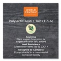 Disposable Forks | World Centric FOPS6 6.3 in. TPLA Compostable Cutlery Fork - White (1000/Carton) image number 1